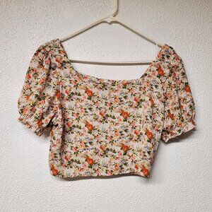Girls Tops - Shein Floral Halter Top Size Large